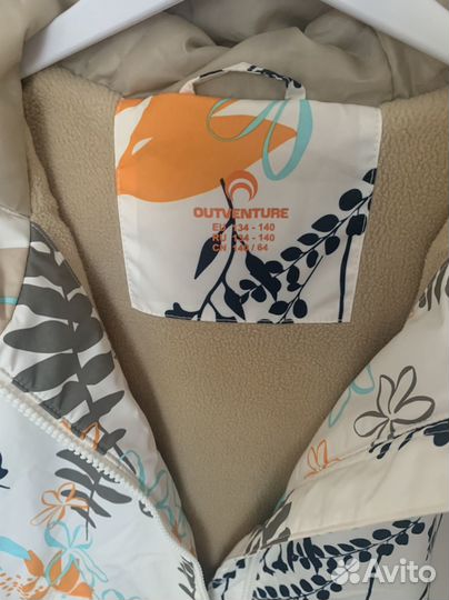 Пальто для девочки 134