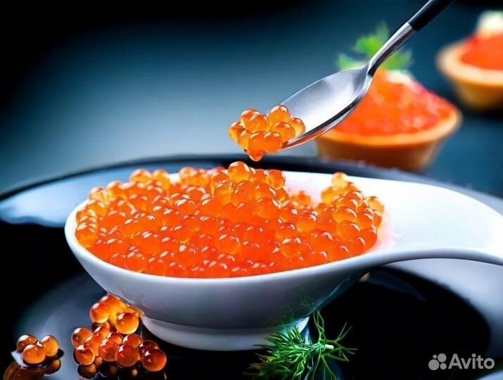 Икра кеты и горбуши