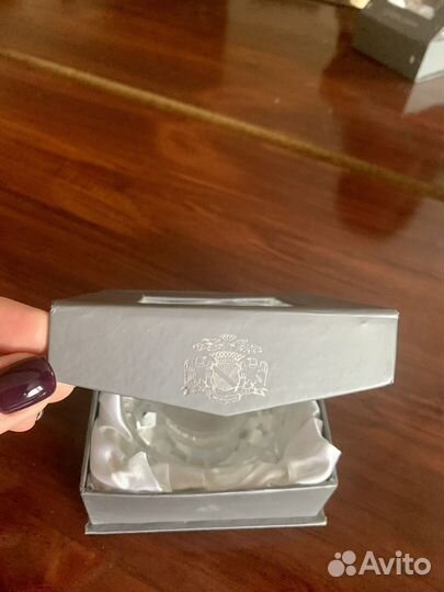 Дизайнерский подсвечник Oleg Cassini кристалл