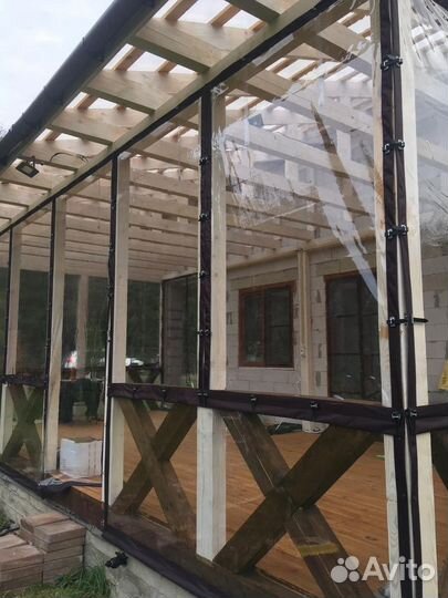 Мягкие окна для беседок кафе и ресторанов