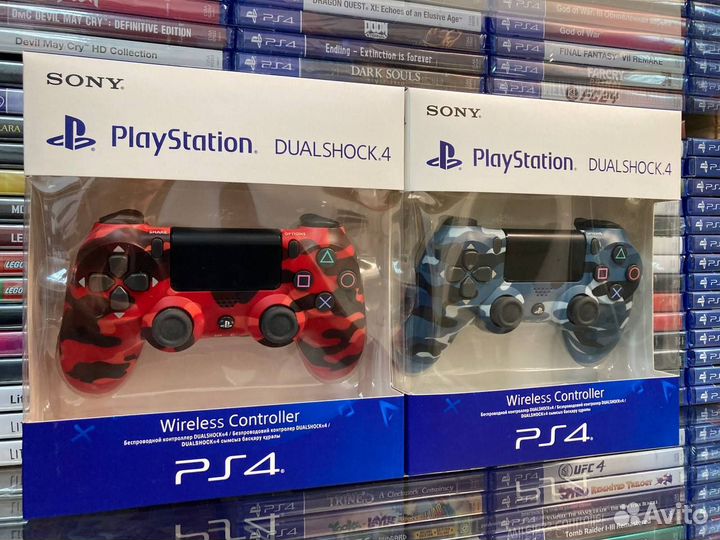 PS4 джойстик DualShock 4 V2 камуфляж,новый,гаранти