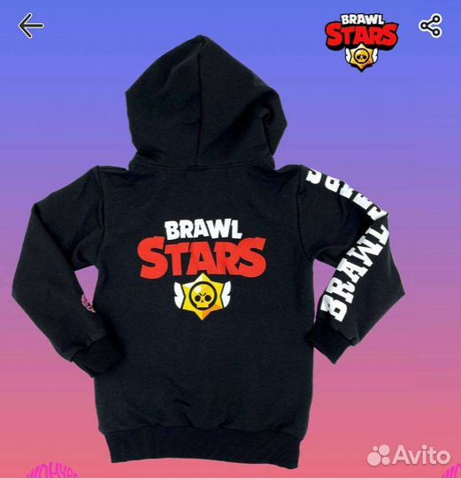 Костюм черный спортивный Brawl Stars 164