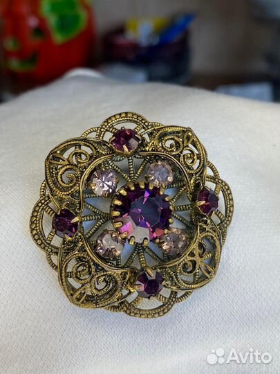 Брошь Чехословакия Винтаж