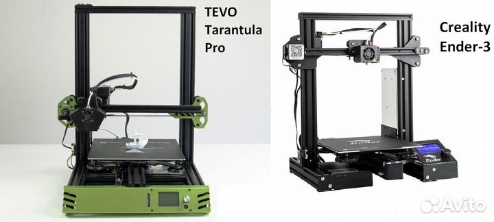 3D принтеры Tevo Tarantula pro и Creality Ender-3