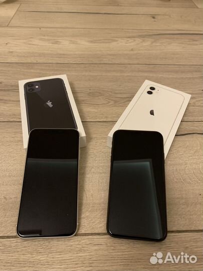 Apple iPhone 11 64gb 2 телефона новые