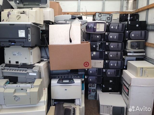 Скупка и вывоз оргтехники. Утилизация оргтехники в Москве | Услуги | Авито
