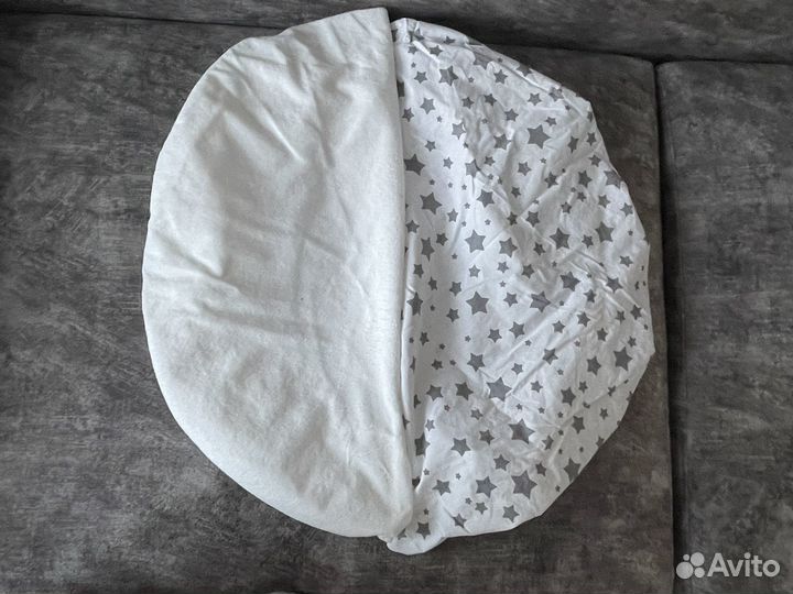 Непромокаемая простынь на детскую круглую кровать