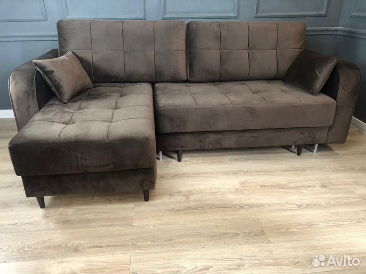 Диван угловой на металлокаркасе ма