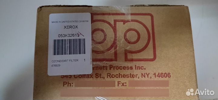 Фильтр озоновый Xerox Nuvera EA 100 053К02613