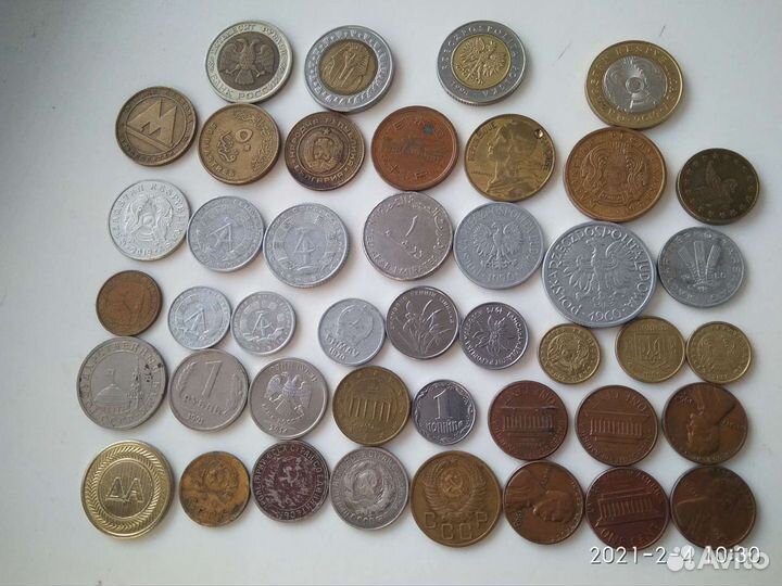 Коллекция монет и купюр (2кг)