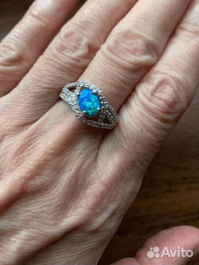 Новые кольцо (18-18,5 размер),серебро 925