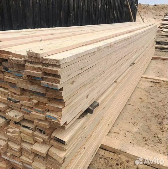 Доска сухая обрезная 25х100
