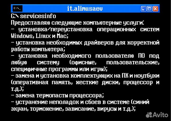 Компьютерные услуги