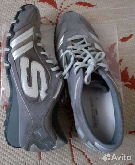 Полуботинки кроссовки Skechers замша кожа