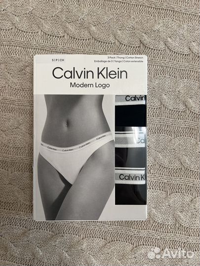 S / Женские трусы - стринги Calvin Klein оригинал