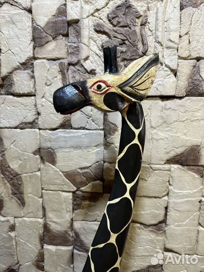 Жираф напольный деревянный