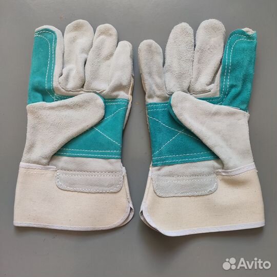 Перчатки рабочие спилковые Утес,WorKer,Guri,Siberi