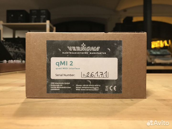 Vermona qMI 2 – Quad midi Interface в Наличии