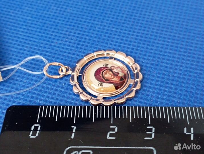 Подвеска золото 585-1,38 гр-Казанская/арт 30382