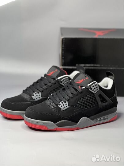 Кроссовки Nike Air Jordan 4 зимние, с мехом