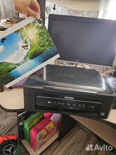 Цветной принтер epson, сканер, ксерокс
