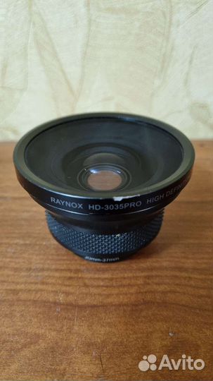 Широкоугольная насадка на объектив видеокамеры