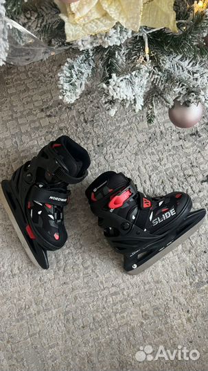 Коньки nordway детские раздвижные 26 31