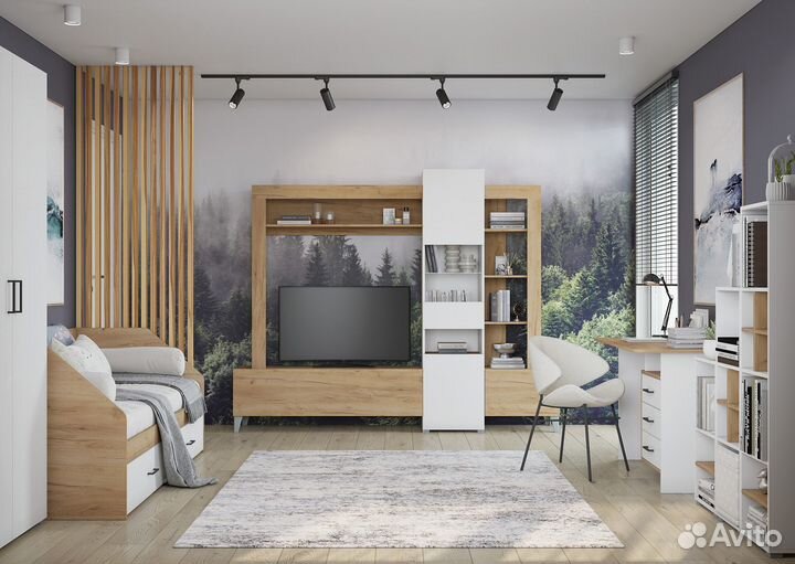 Стенка в гостиную. В наличии