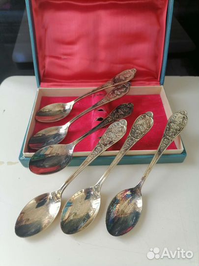 Наборы чайных мельхиоровых ложечек