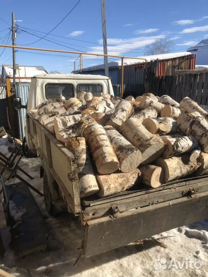 Дрова березовые колотые