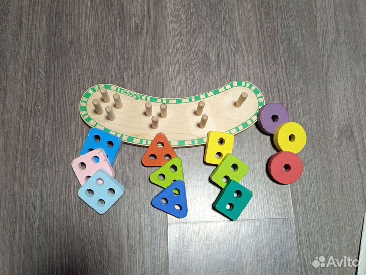 Развивающие деревянные игрушки