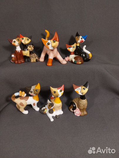 Статуэтка фарфор кот кошка котики