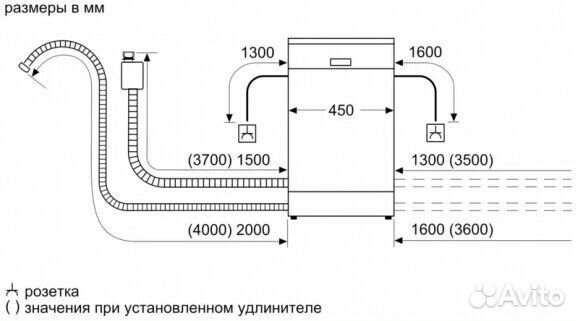 Посудомоечная машина встраиваемая Bosch SPV 2HKX41