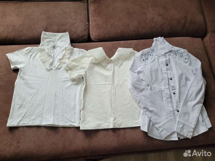 Блузка школьная 134 140