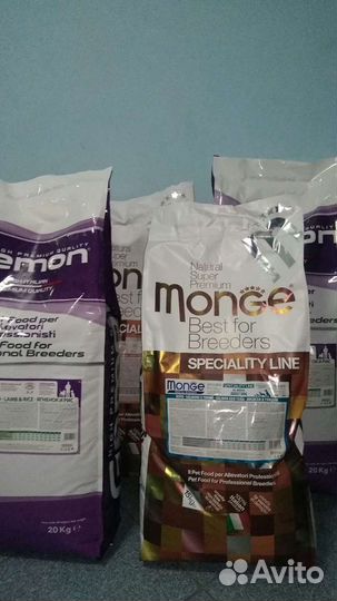 Корм Monge и Award для собак и кошек