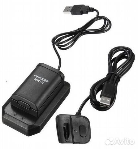 XBox 360 аккум.+ зарядное + кабель для контроллера