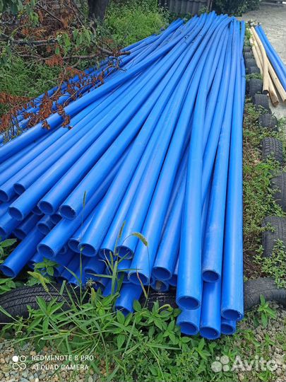Вечные столбы. Трубы новые пнд90,толщ 8 мм, 9 м