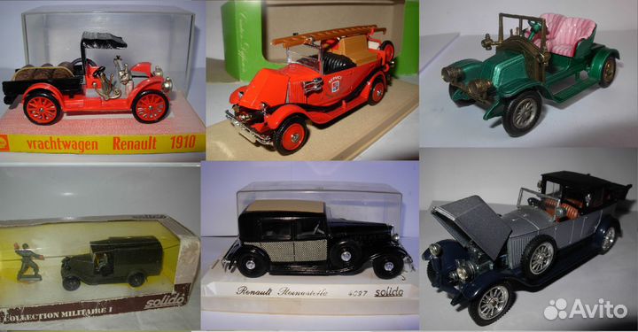 1/43 модели Fondu Renault разные Рено металл