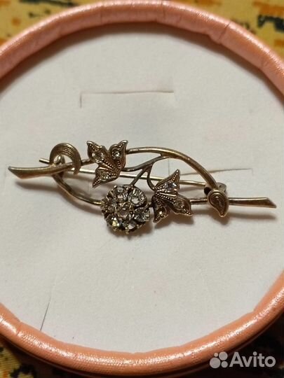 Брошь серебро СССР