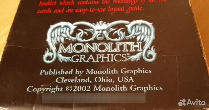 The Gothic Tarot illustrated by Joseph Vargo, USA