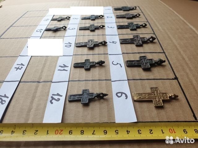 Крестики старинные нательные