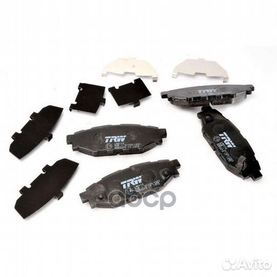 Колодки тормозные дисковые зад subaru fores