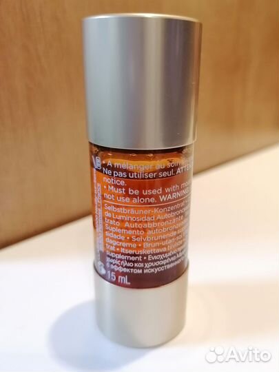 Clarins концентрат с эффектом загара для лица