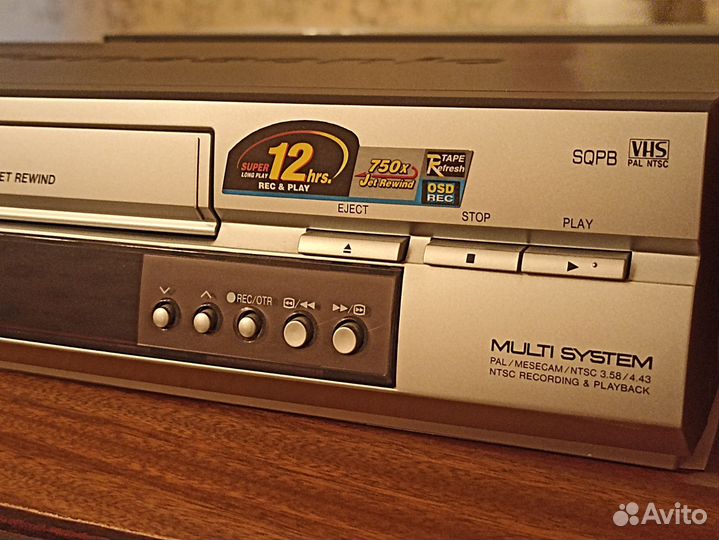 Видеомагнитофон panasonic nv-fj630