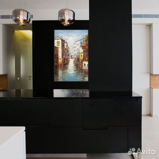Картина маслом Венеция 60х90 см