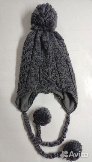 Шапка ушанка с помпонами косплей Рон Уизли