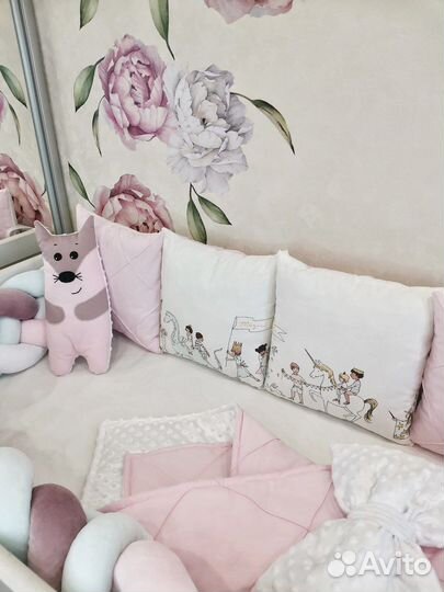 Бортики в детскую кроватку