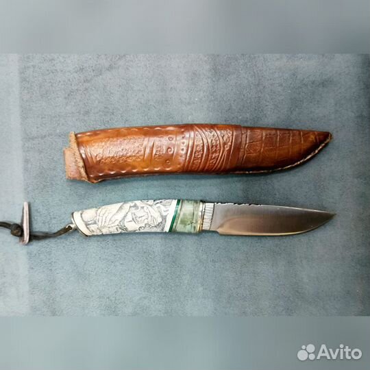 Нож охотничий мастера Олега Забелы