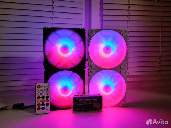 Вентиляторы RGB 6 pin для корпуса и контроллеры