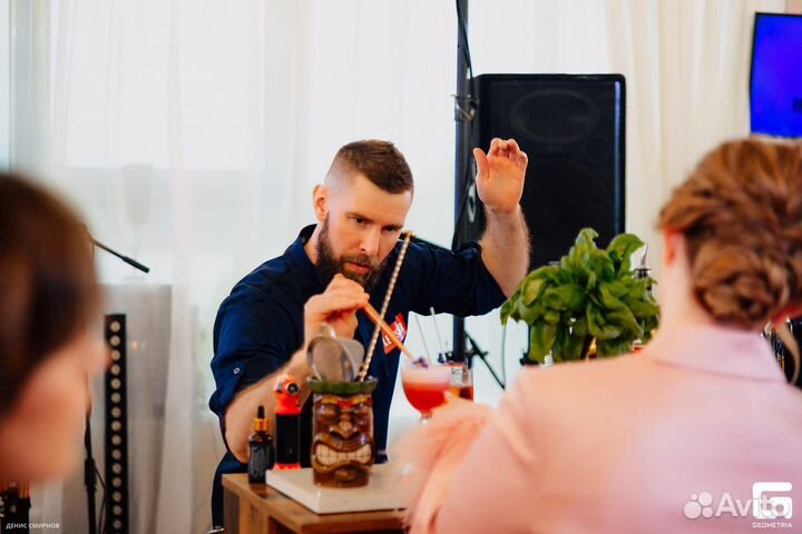 Выездной коктейльный Бар и Бармен Шоу Казань